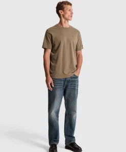 Heren T-shirt bruin