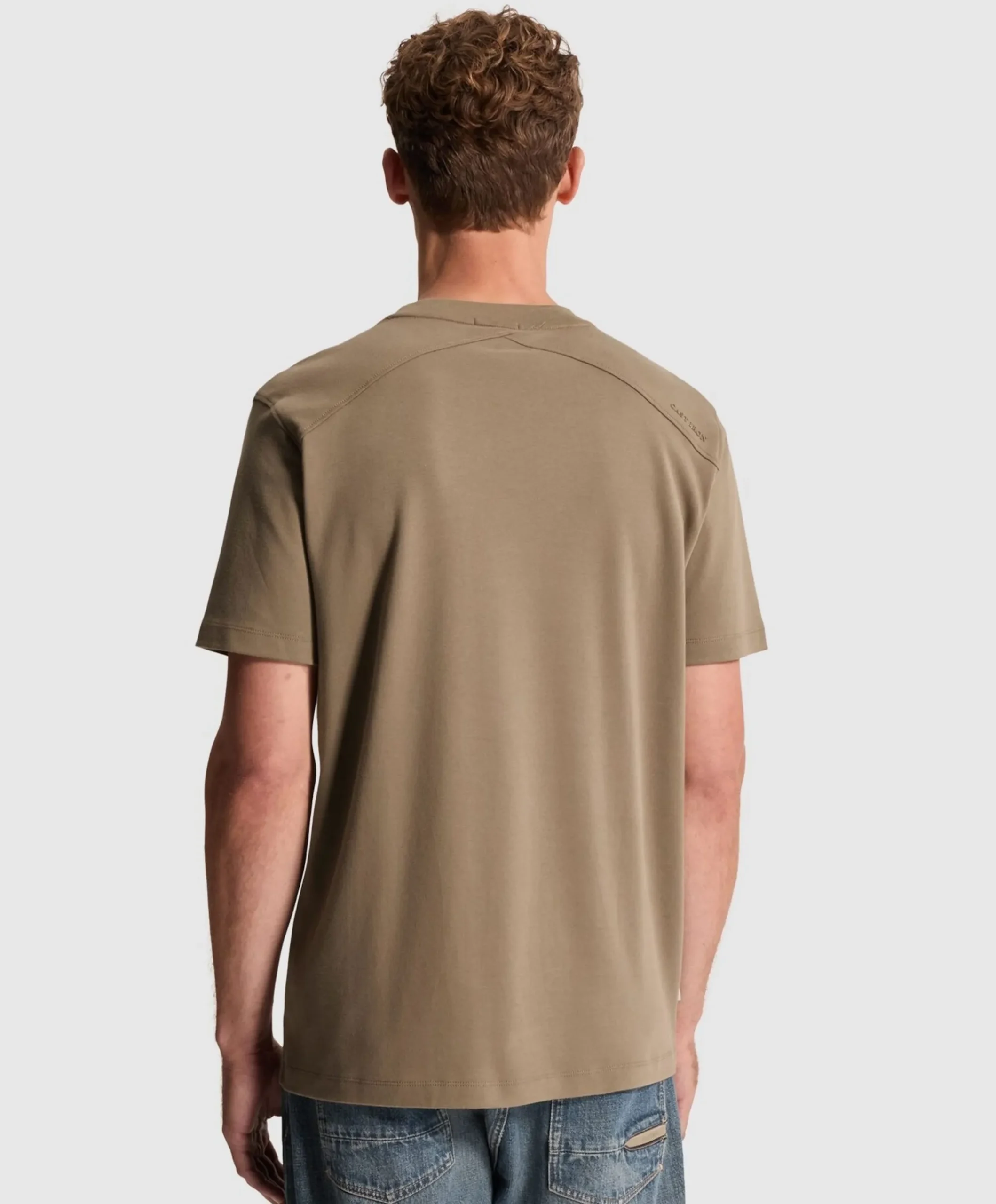 Heren T-shirt bruin