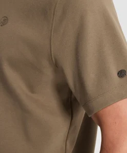 Heren T-shirt bruin