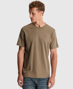 Heren T-shirt bruin
