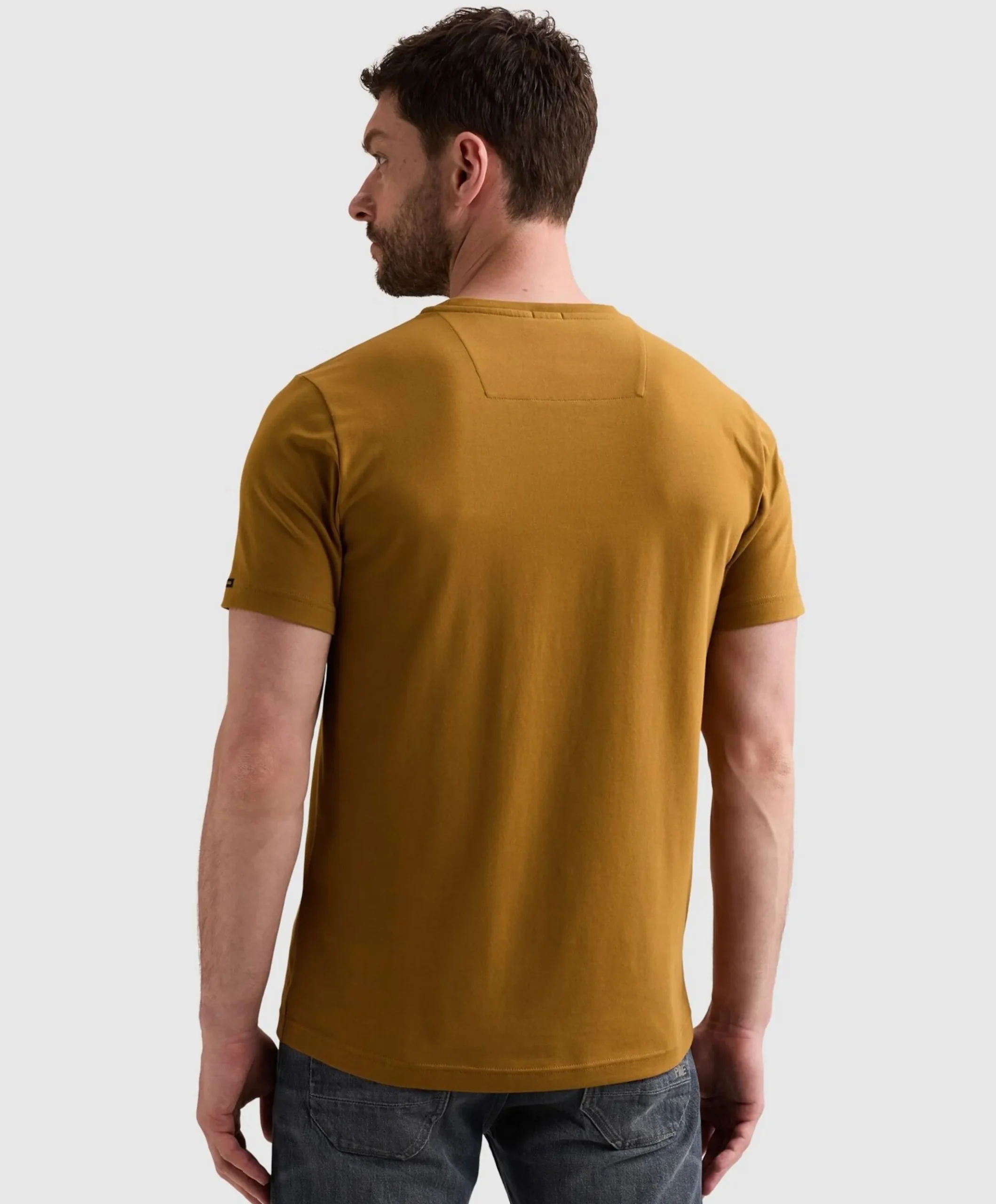 Heren T-shirt bruin