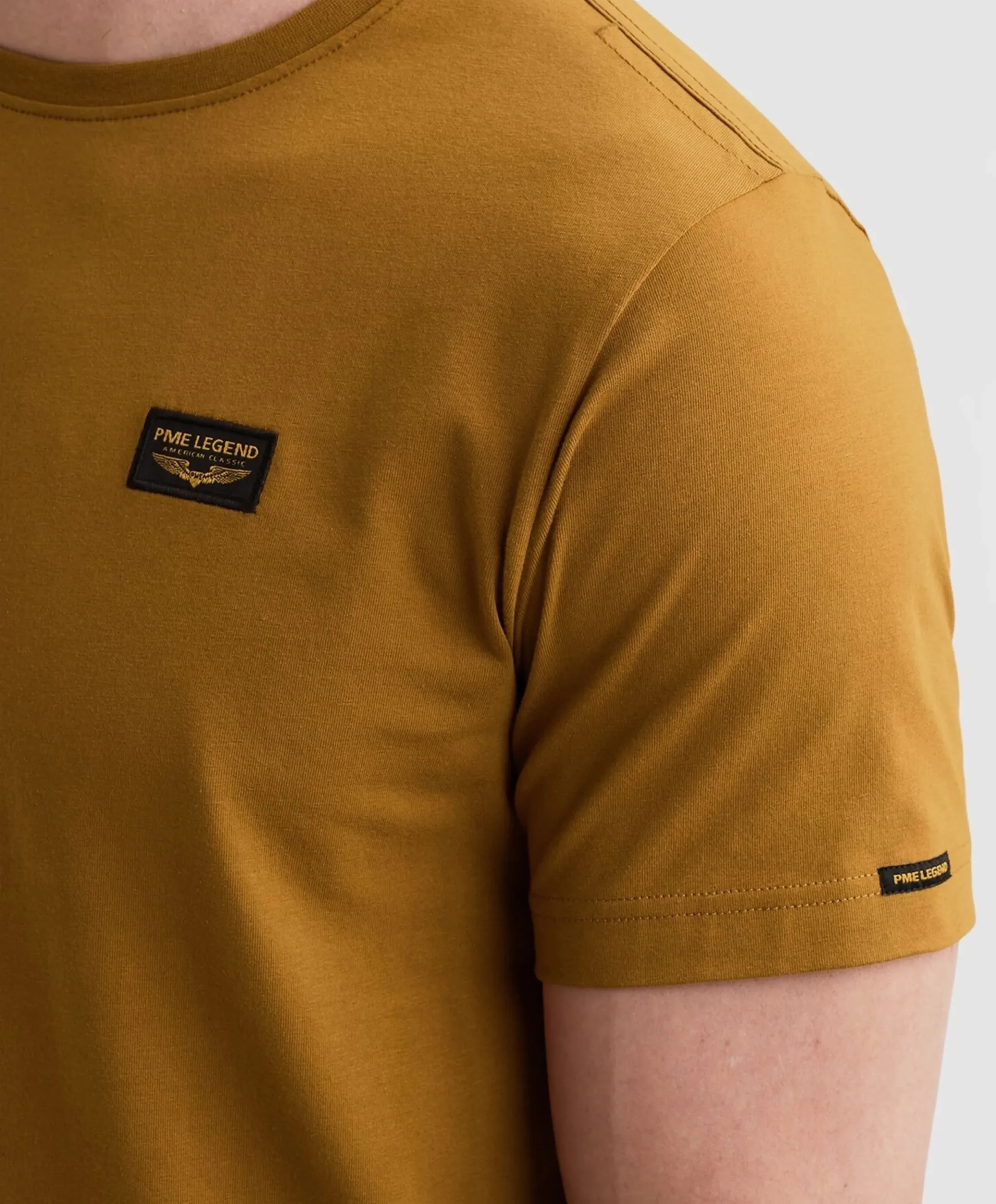 Heren T-shirt bruin