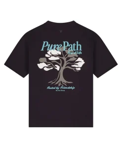 Heren T-shirt bruin