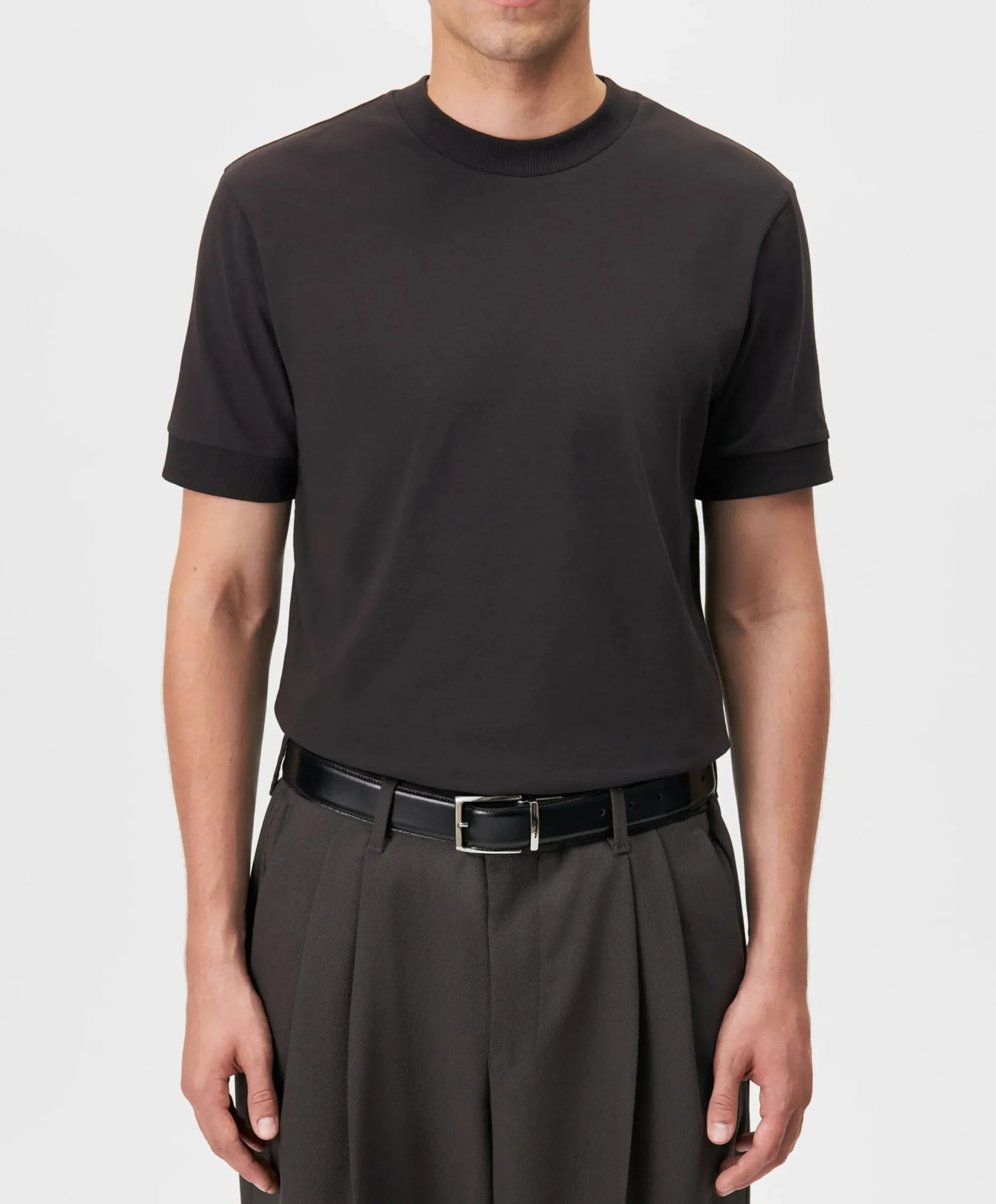 Heren T-shirt bruin