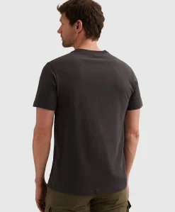 Heren T-shirt bruin
