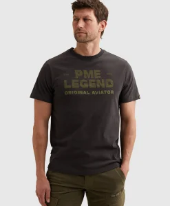 Heren T-shirt bruin