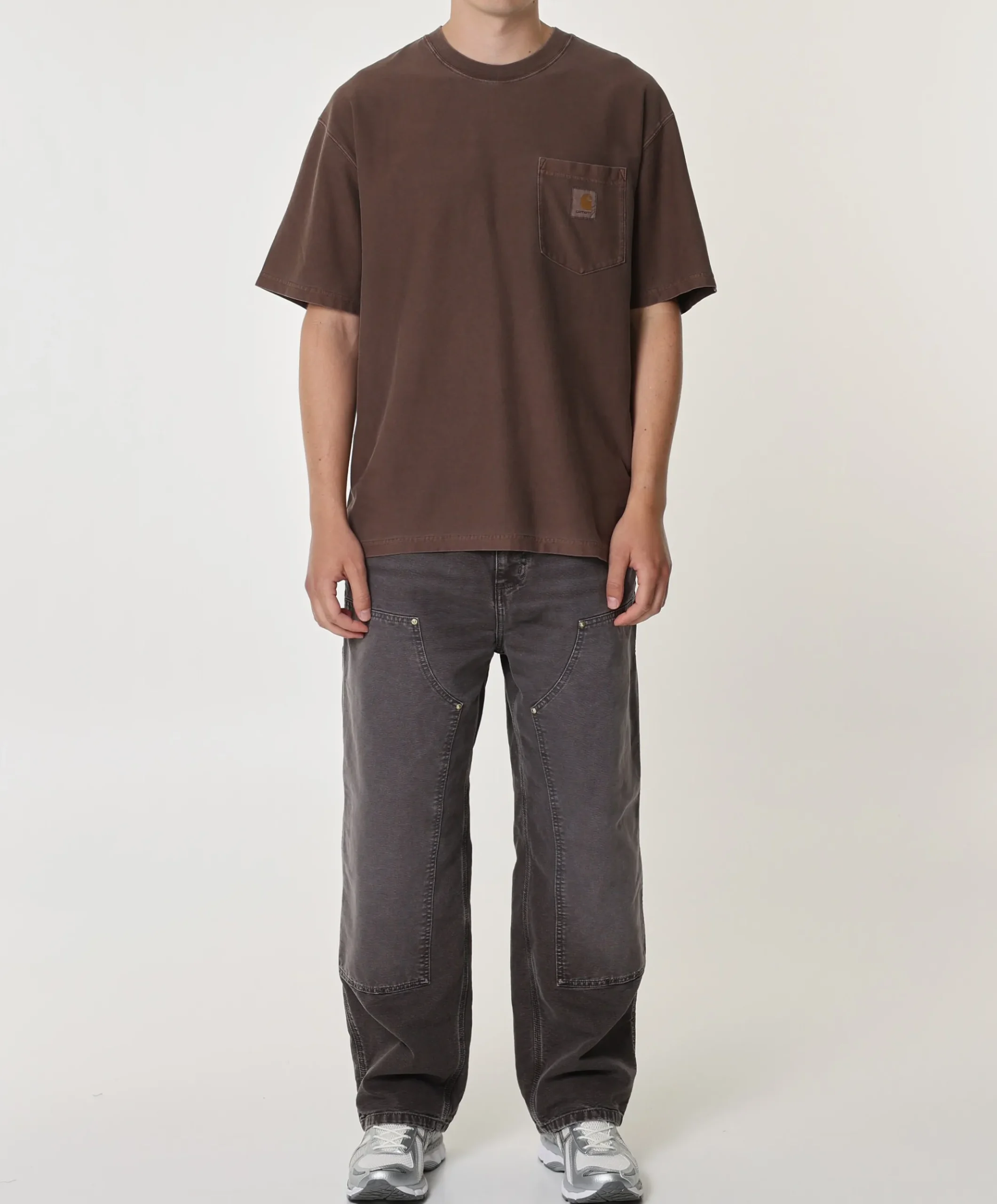 Heren T-shirt bruin