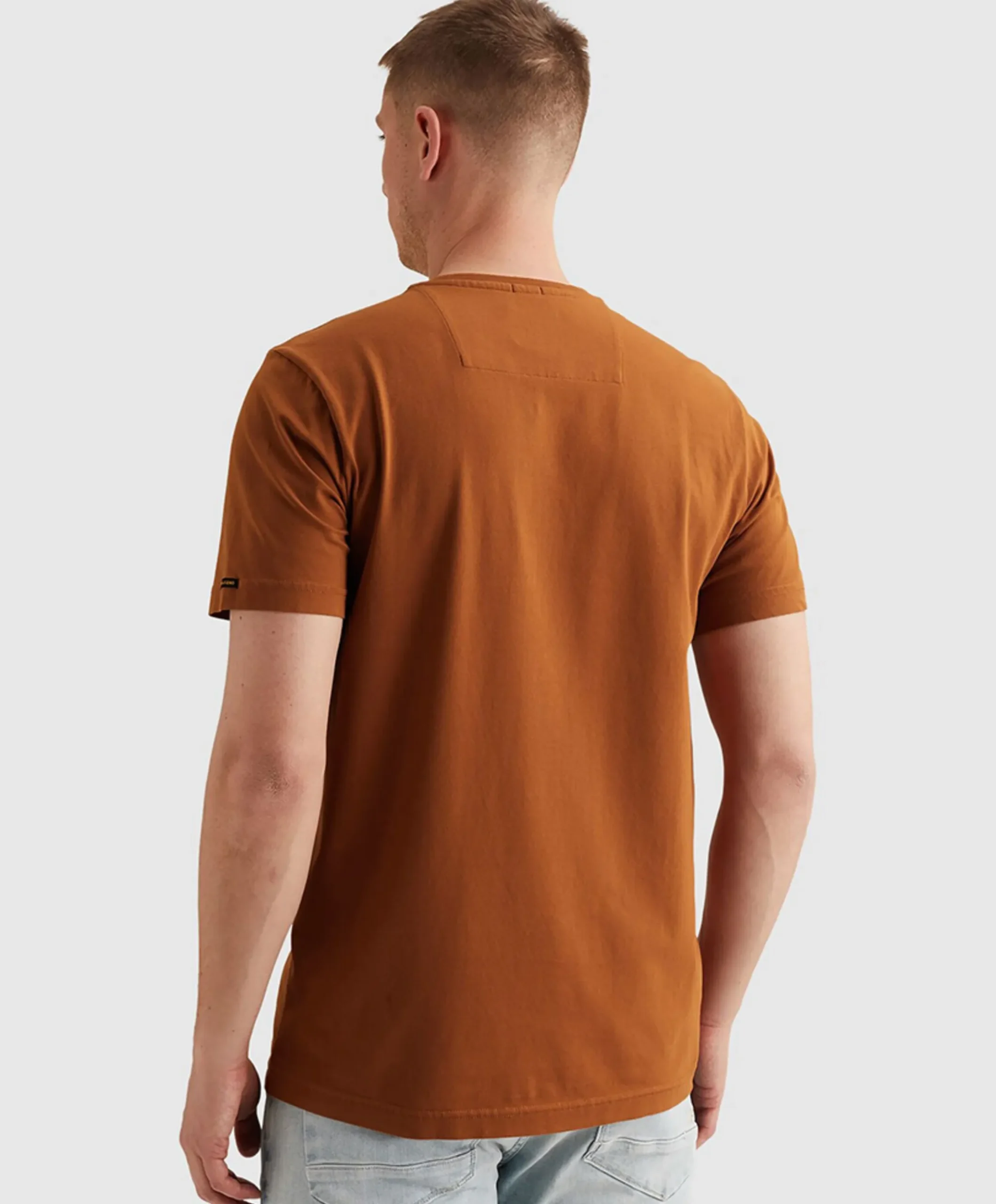 Heren T-shirt bruin