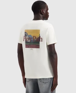 Heren T-shirt ecru