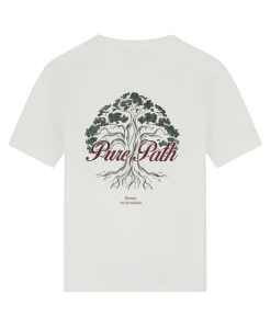 Heren T-shirt ecru