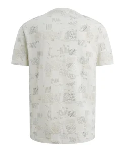 Heren T-shirt ecru