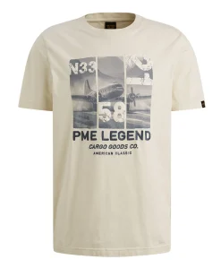 Heren T-shirt ecru