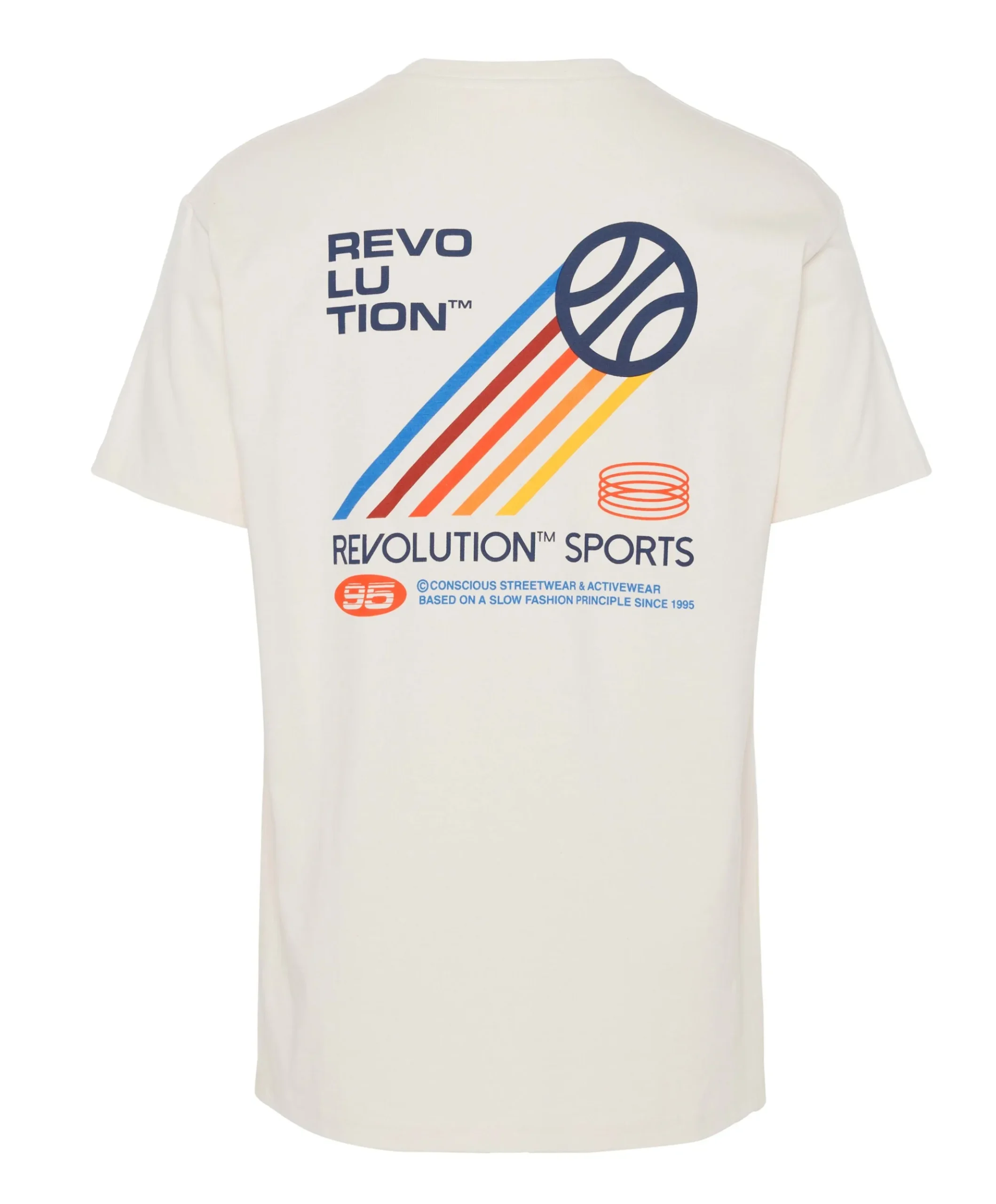 Heren T-shirt ecru