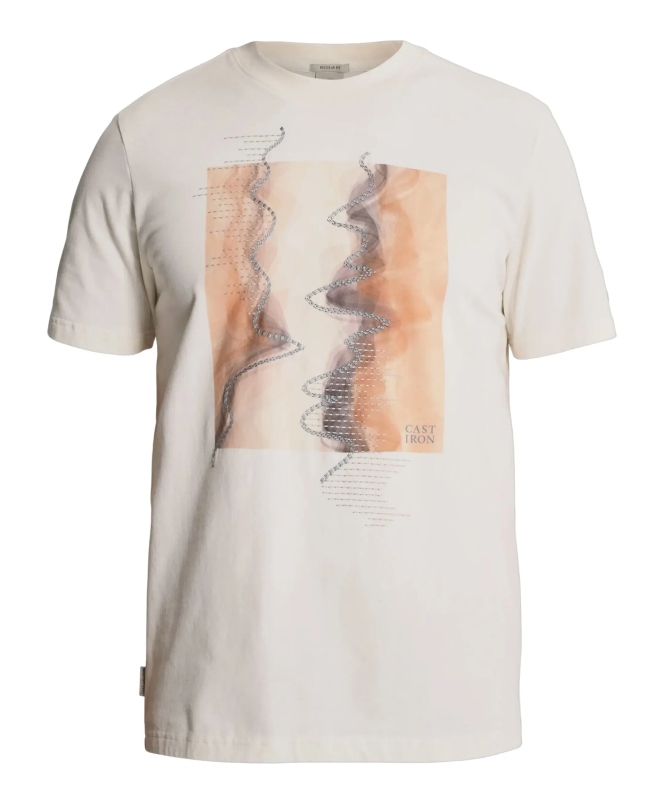 Heren T-shirt ecru