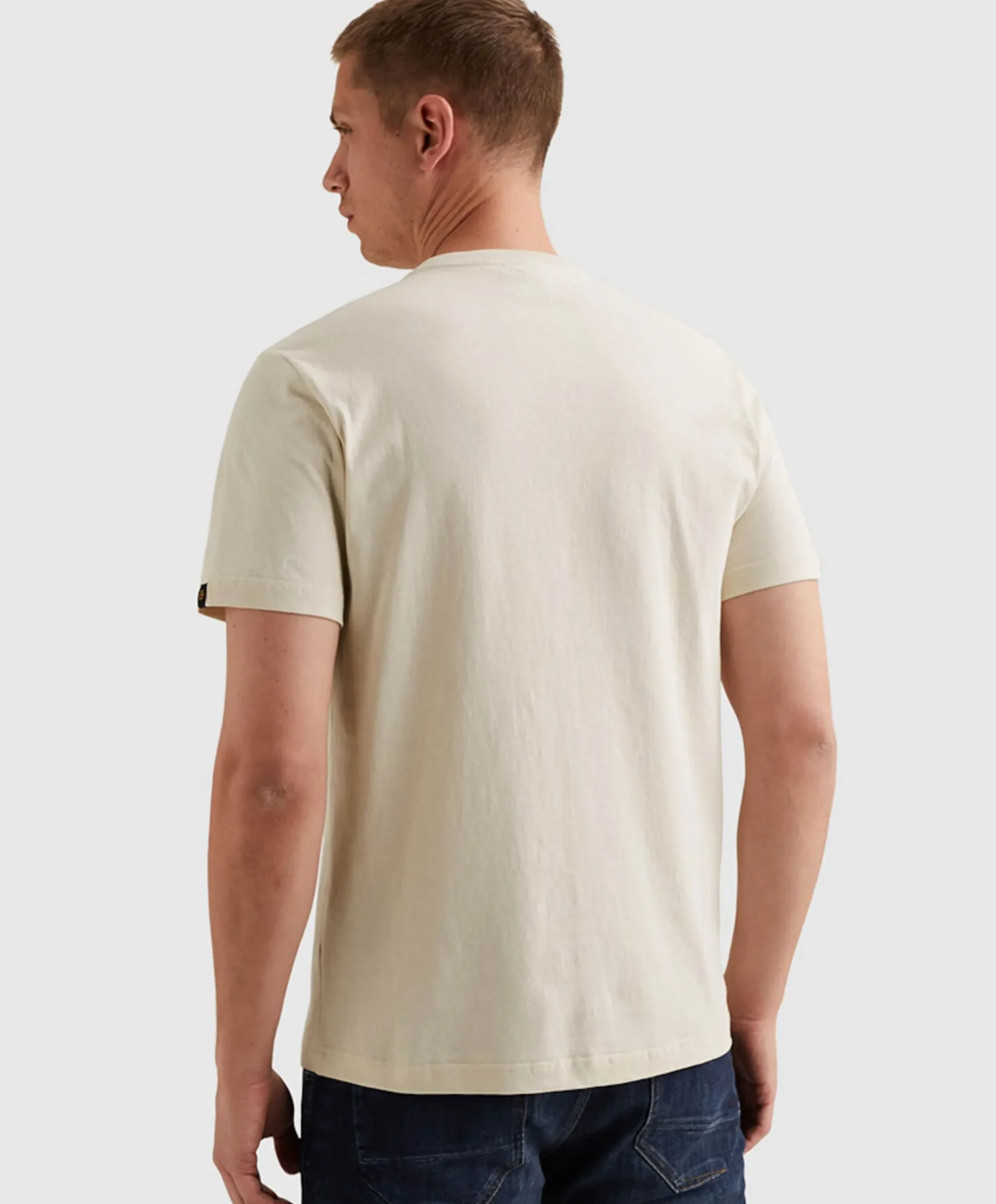 Heren T-shirt ecru