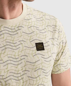 Heren T-shirt ecru