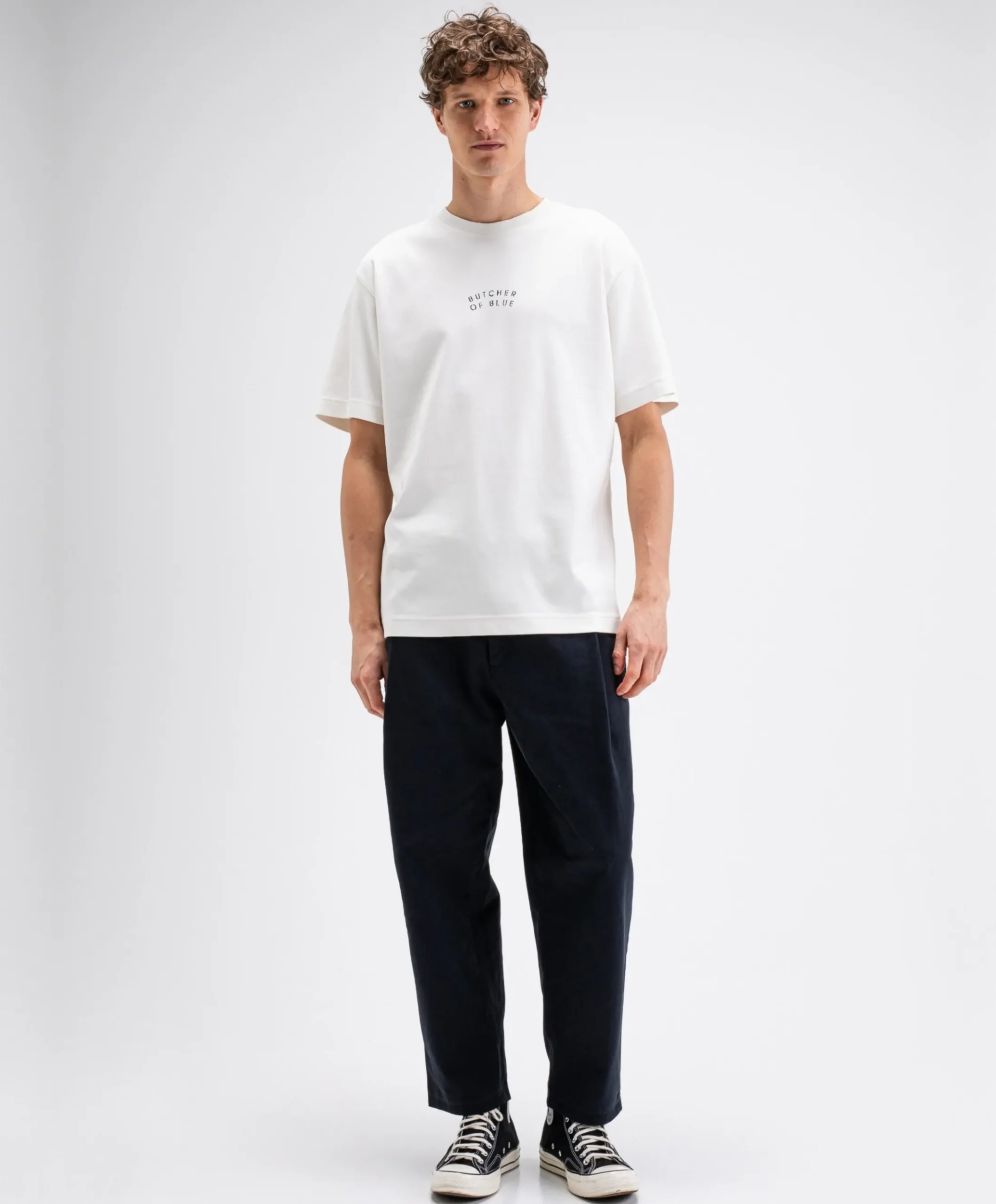 Heren T-shirt ecru