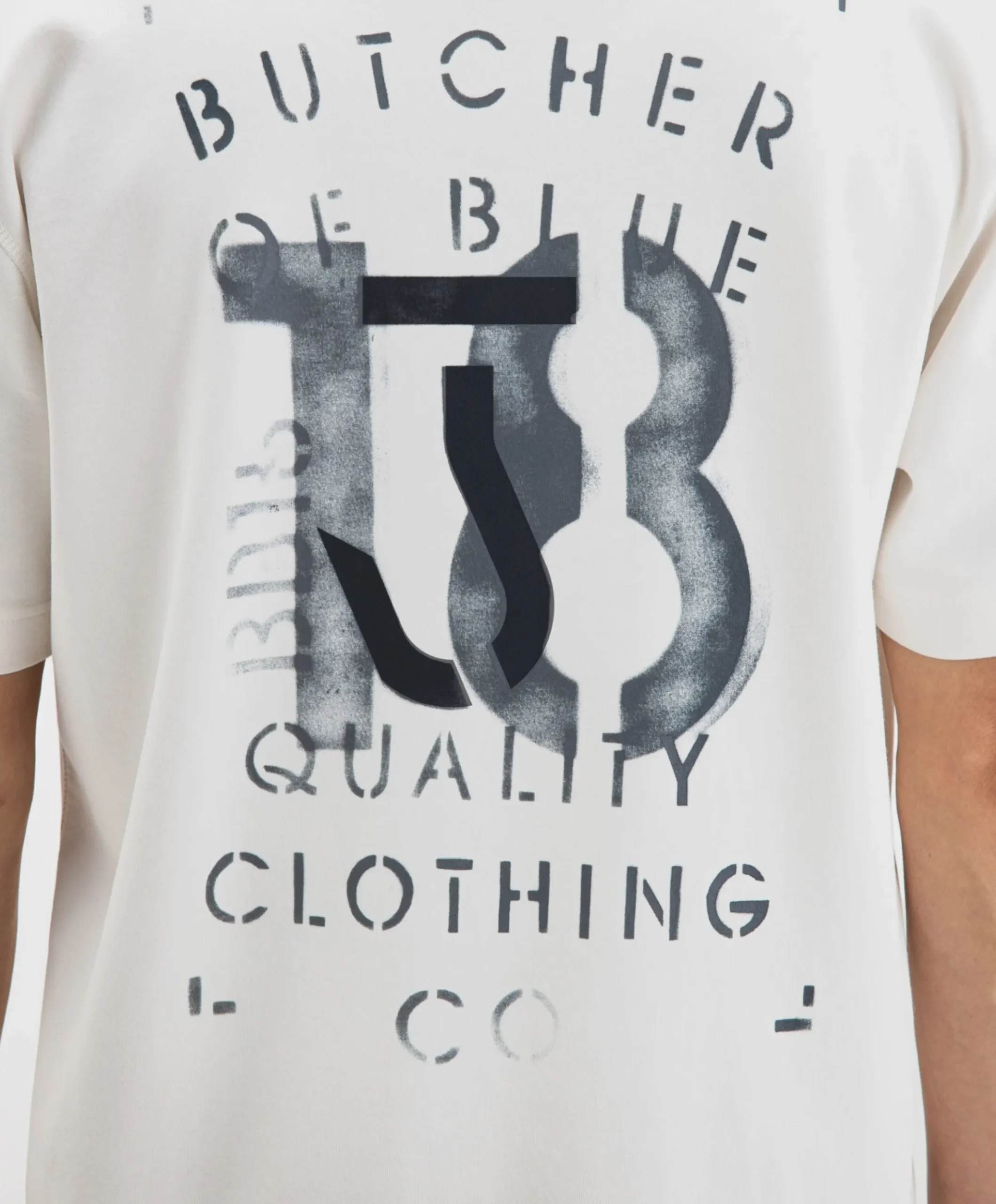 Heren T-shirt ecru