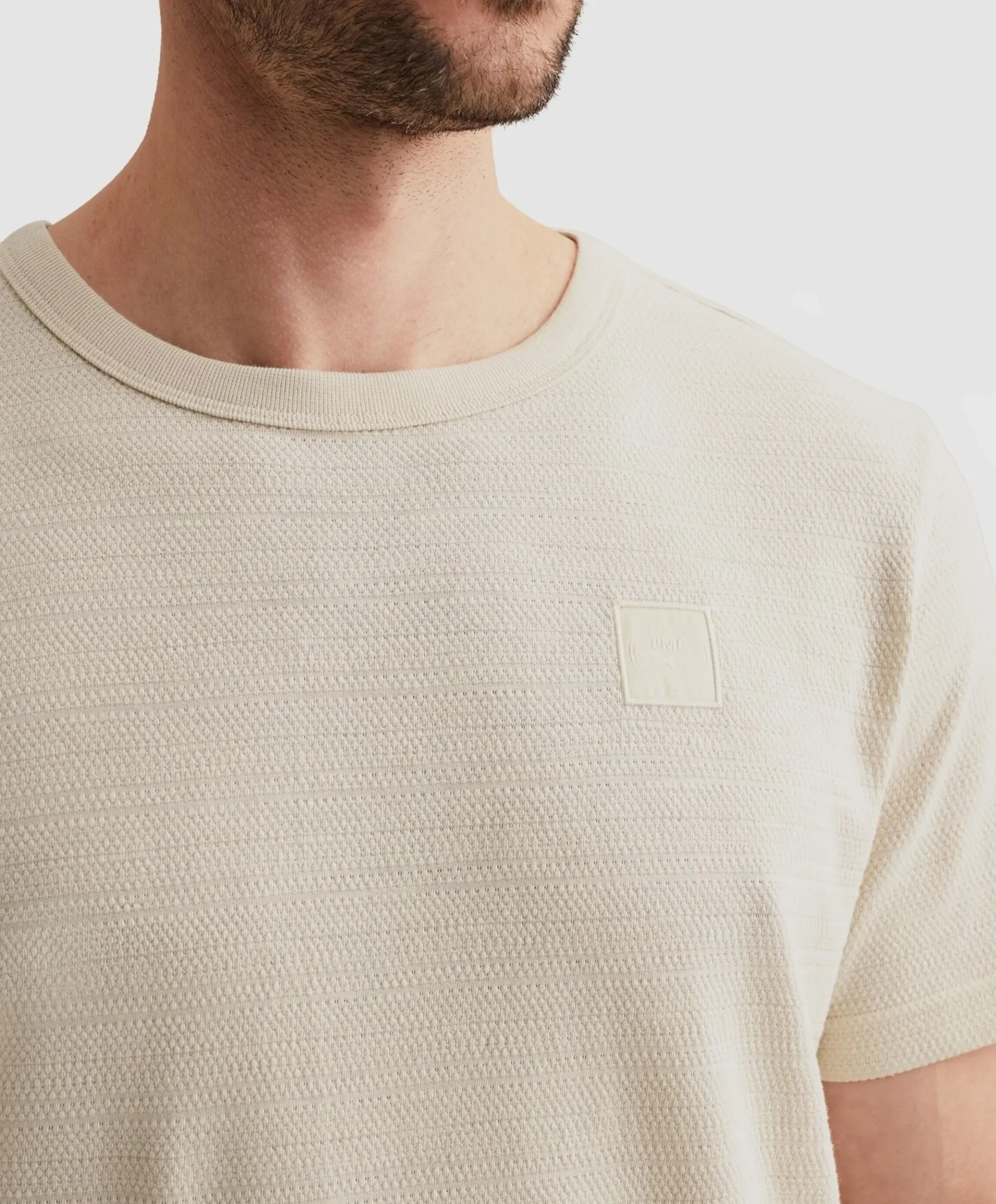 Heren T-shirt ecru