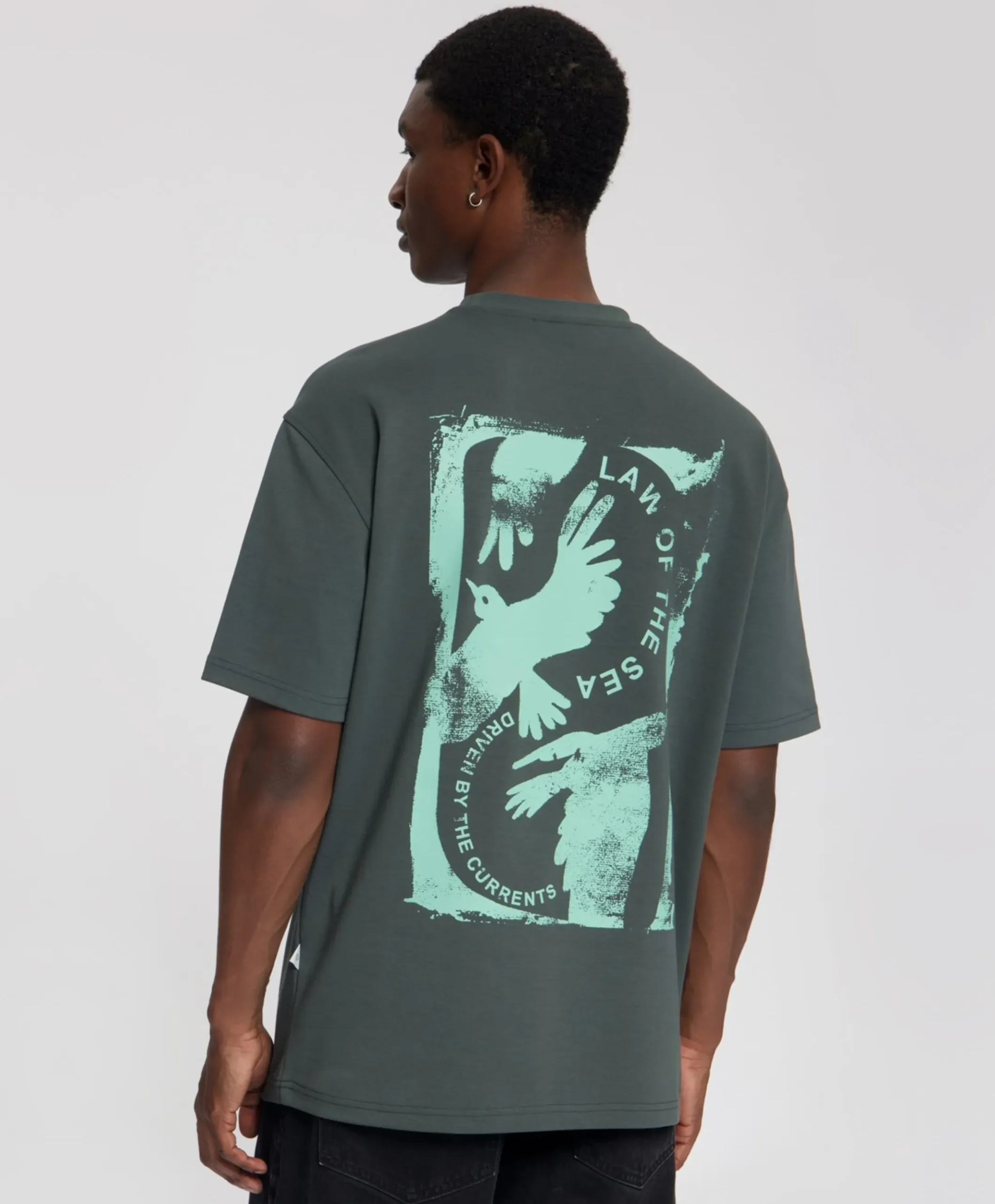 Heren T-shirt grijs