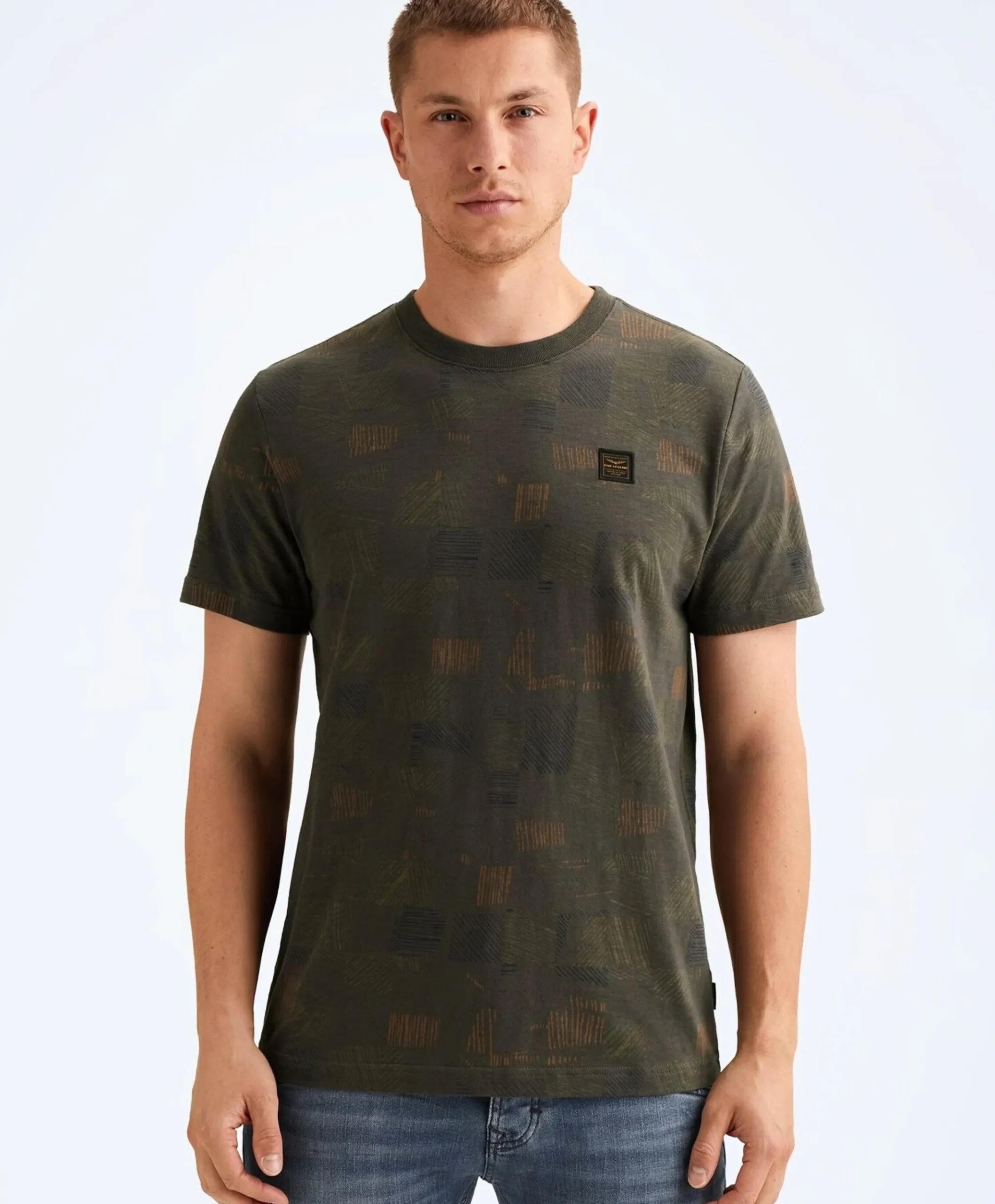Heren T-shirt grijs