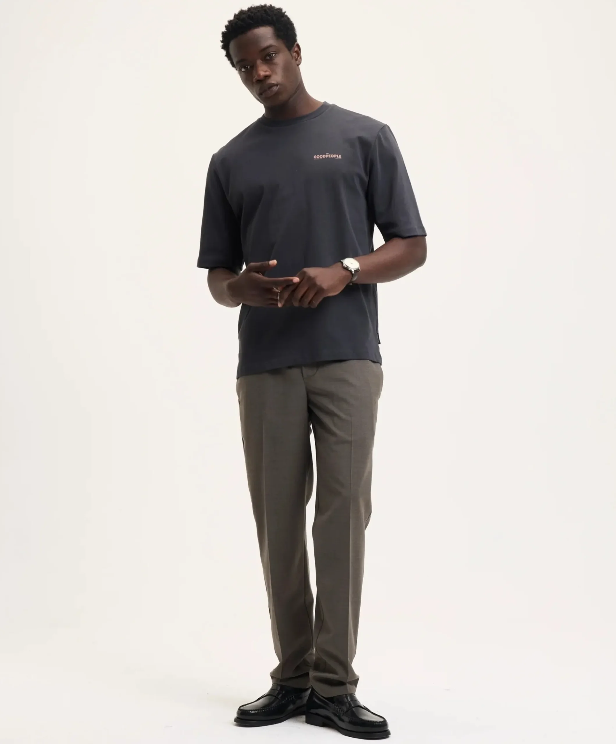 Heren T-shirt grijs