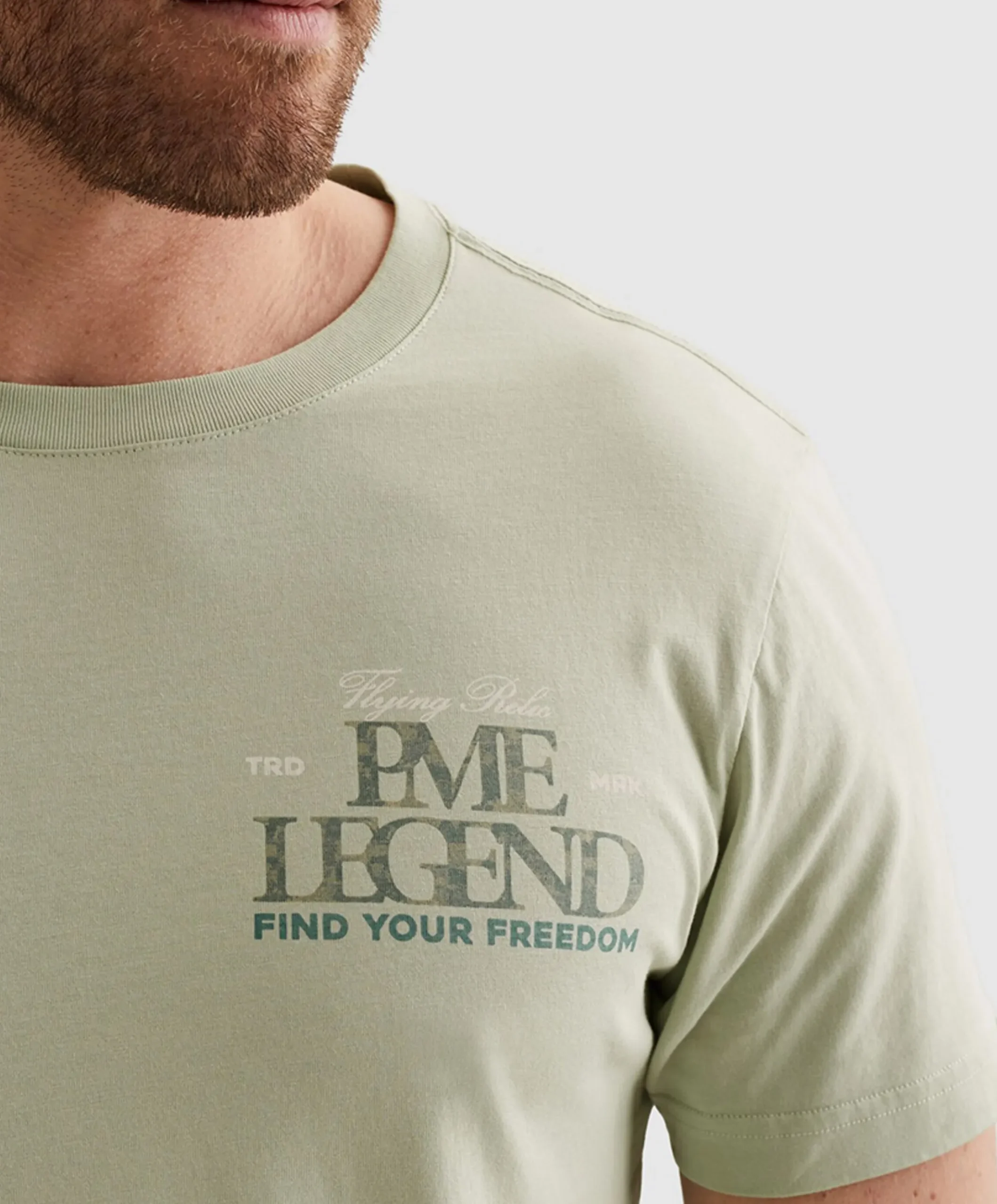 Heren T-shirt groen