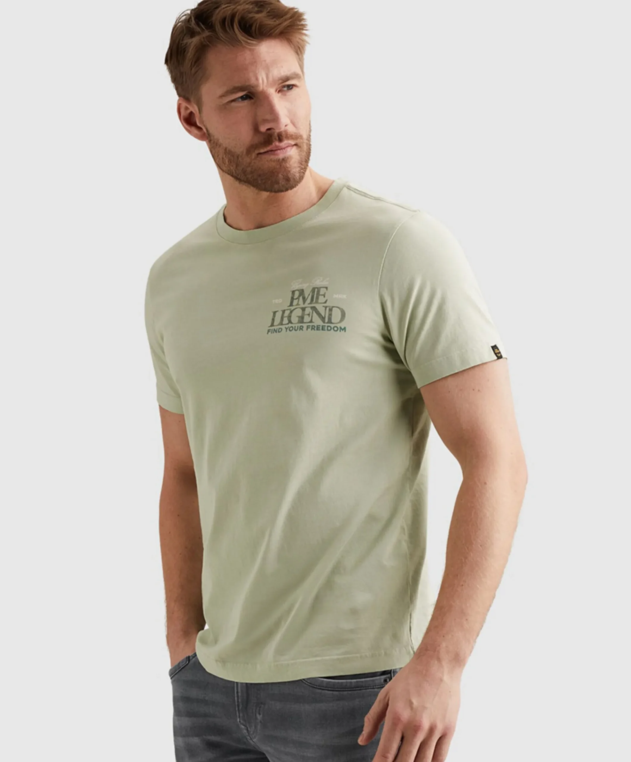 Heren T-shirt groen