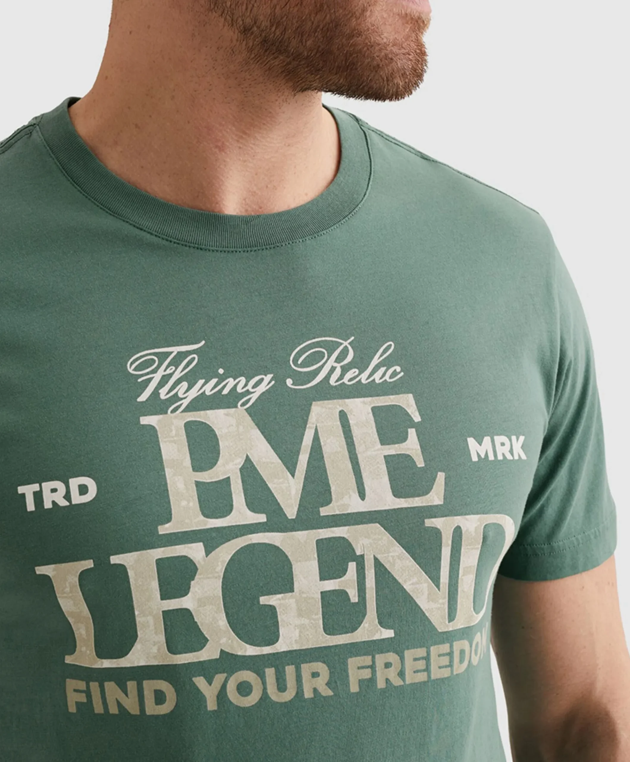 Heren T-shirt groen