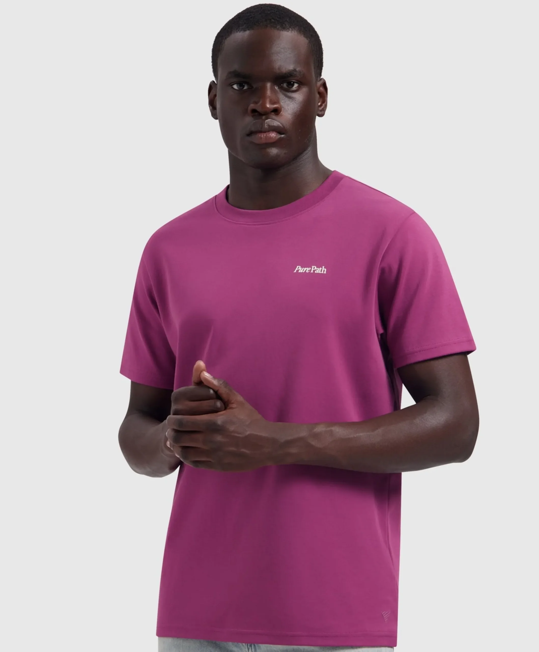 Heren T-shirt paars