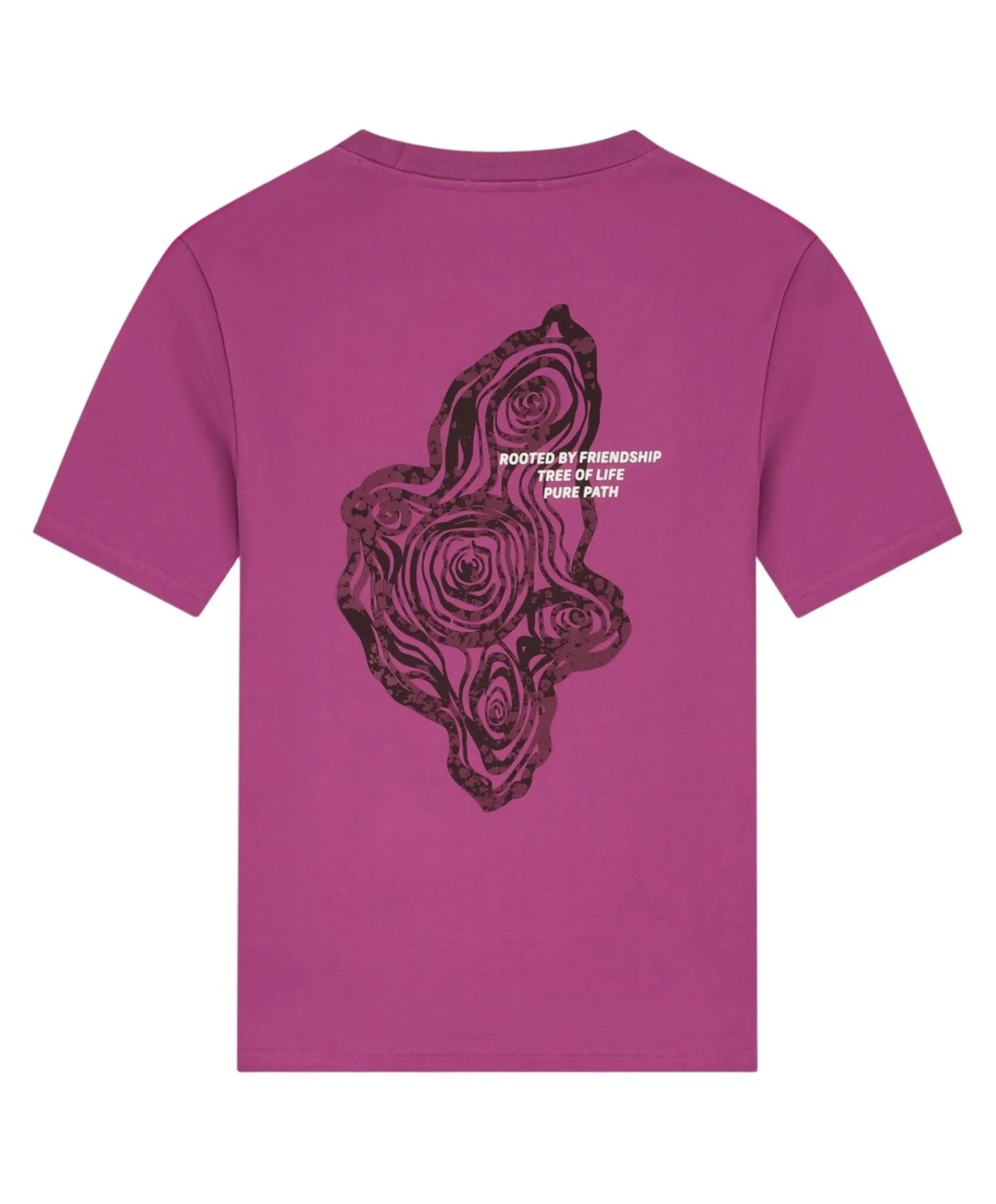 Heren T-shirt paars