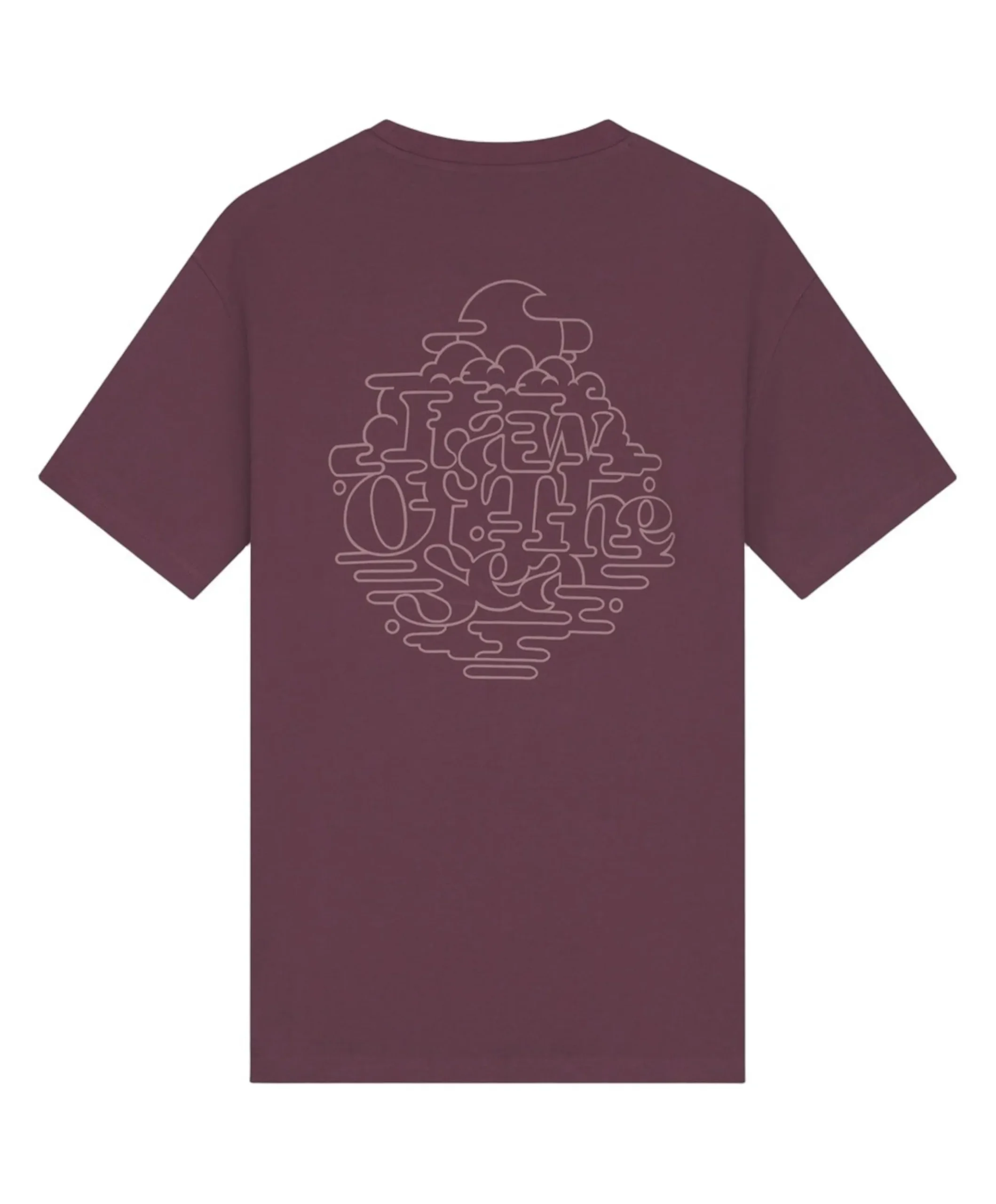 Heren T-shirt paars