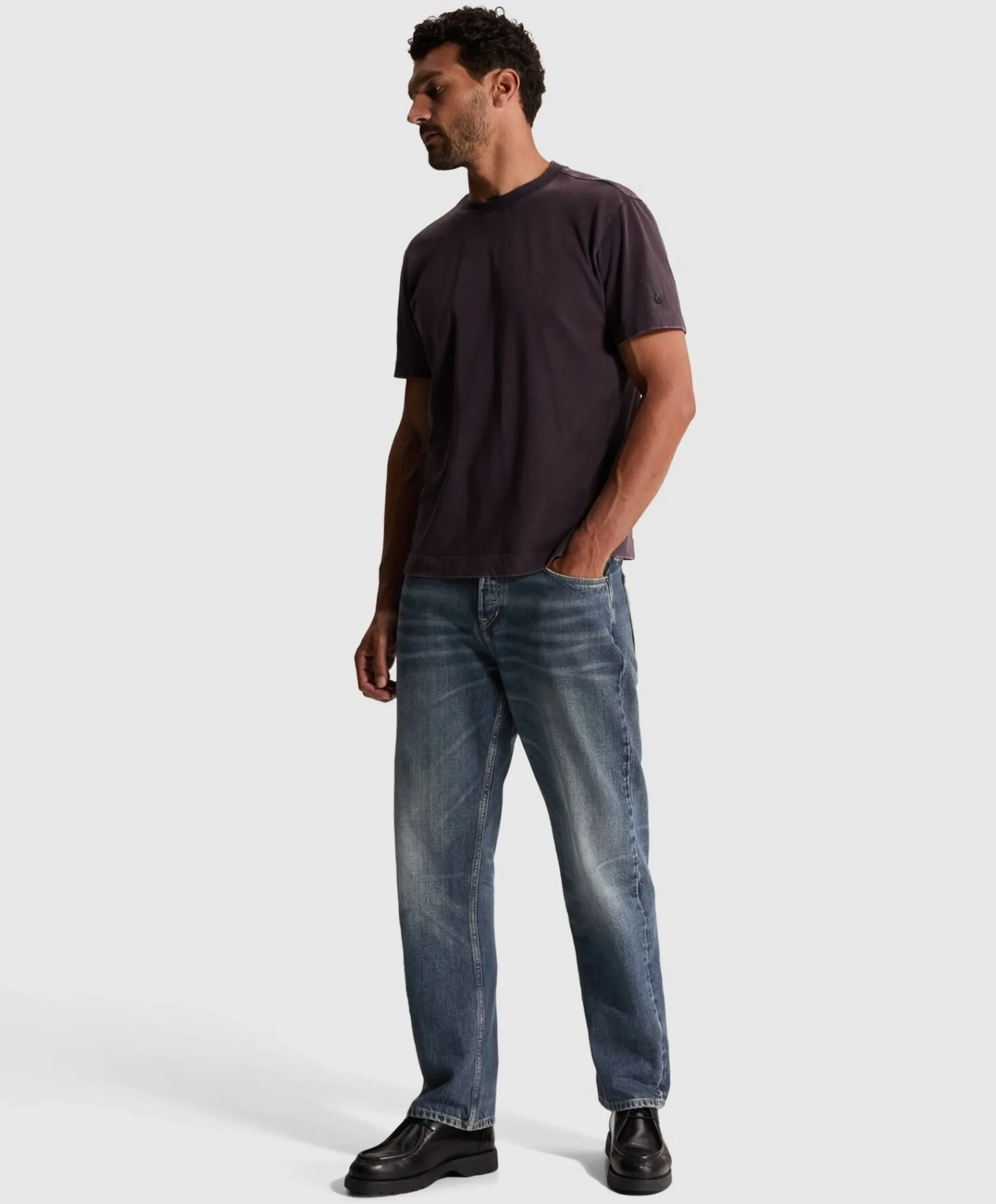 Heren T-shirt paars