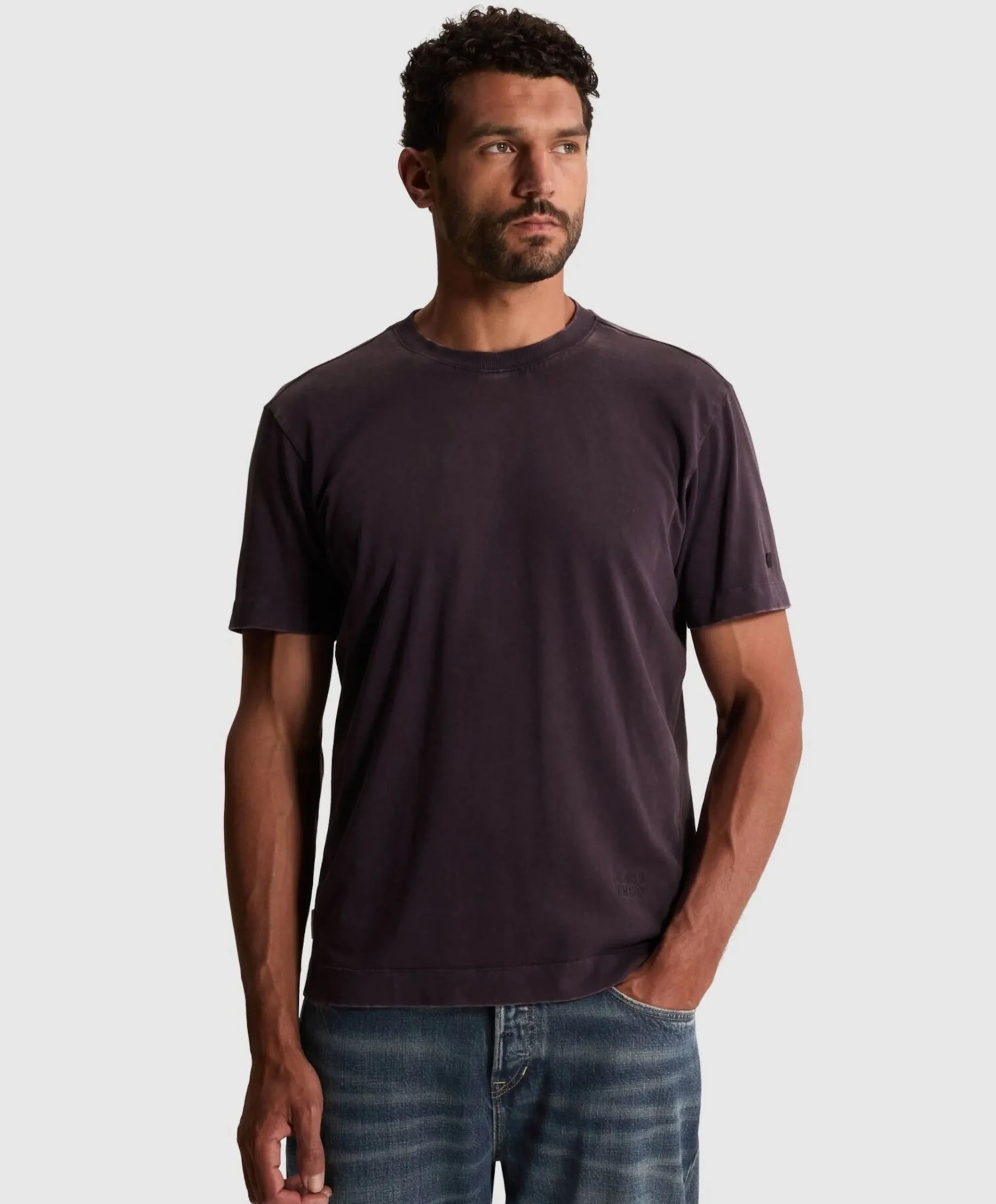 Heren T-shirt paars
