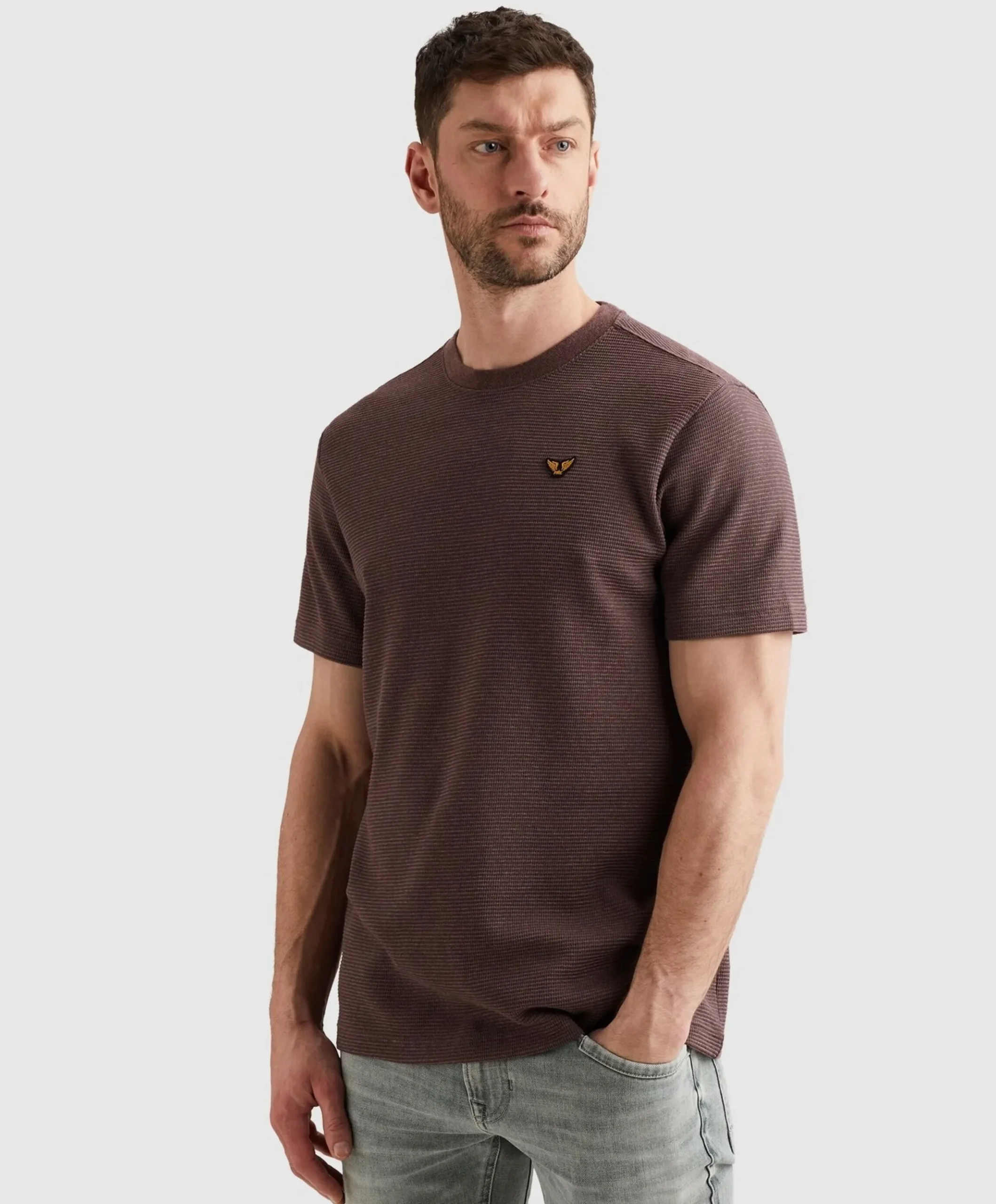 Heren T-shirt paars