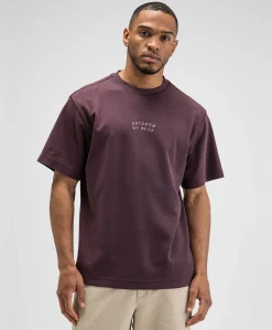 Heren T-shirt paars