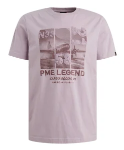 Heren T-shirt paars