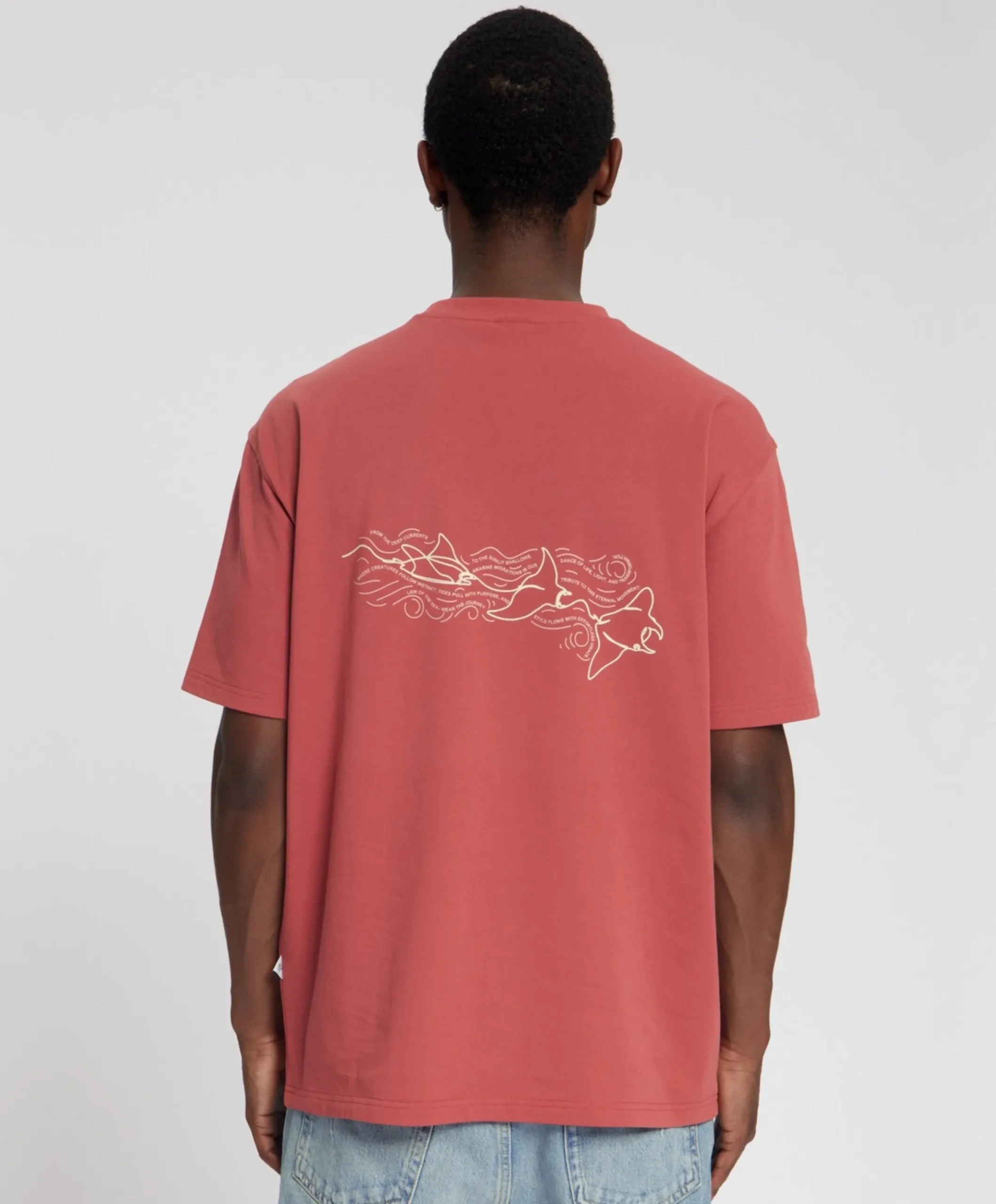 Heren T-shirt rood