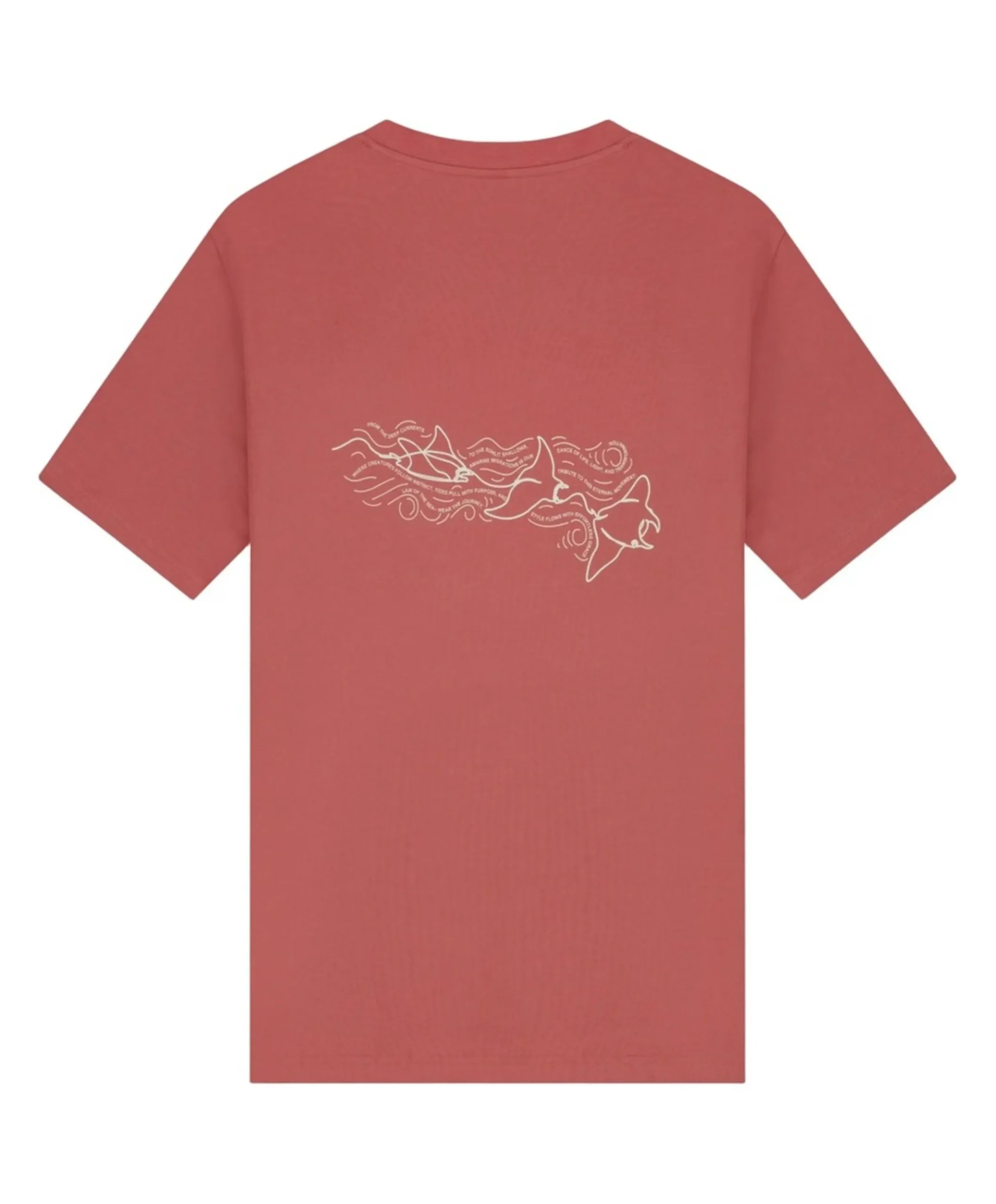 Heren T-shirt rood