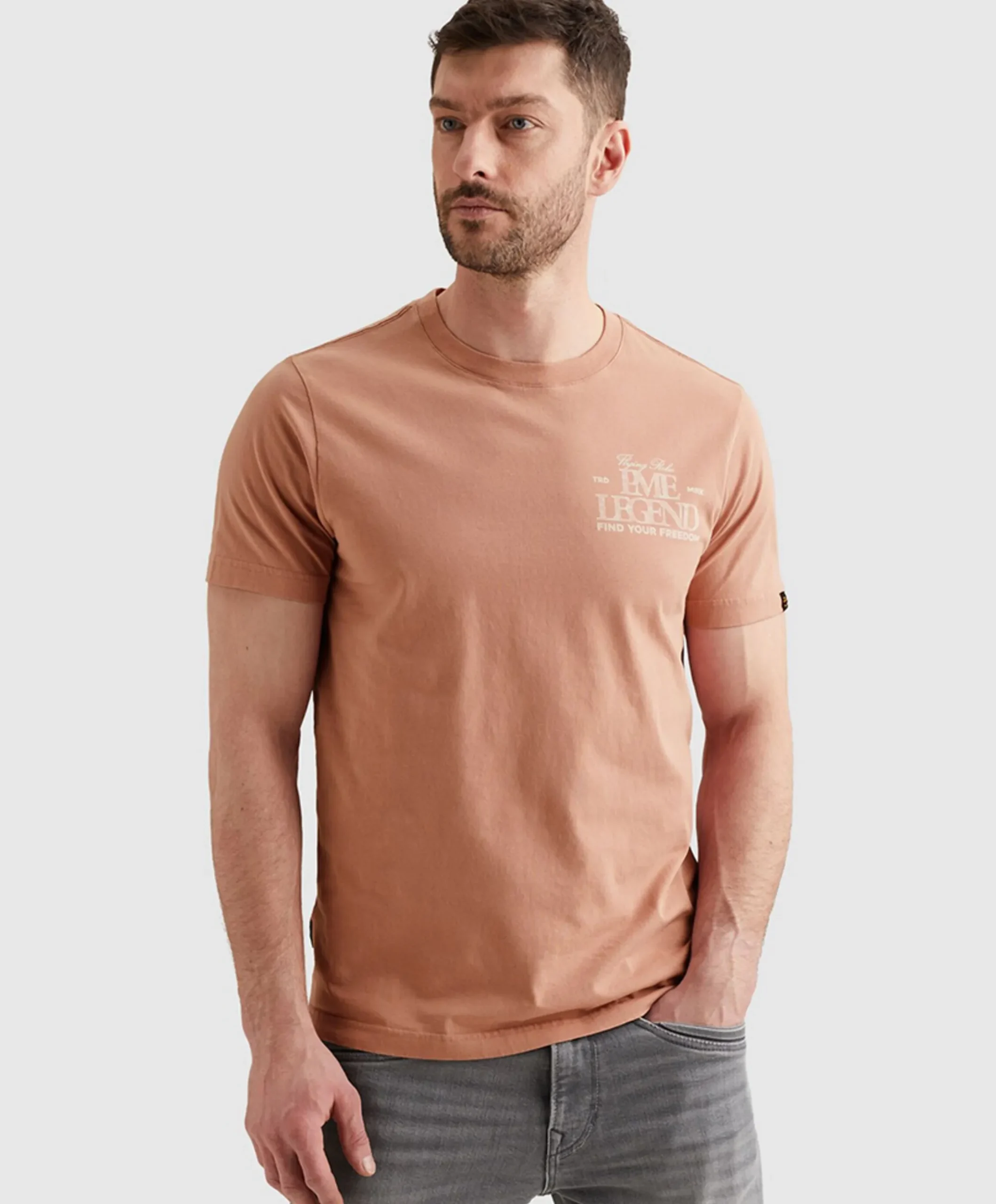 Heren T-shirt roze