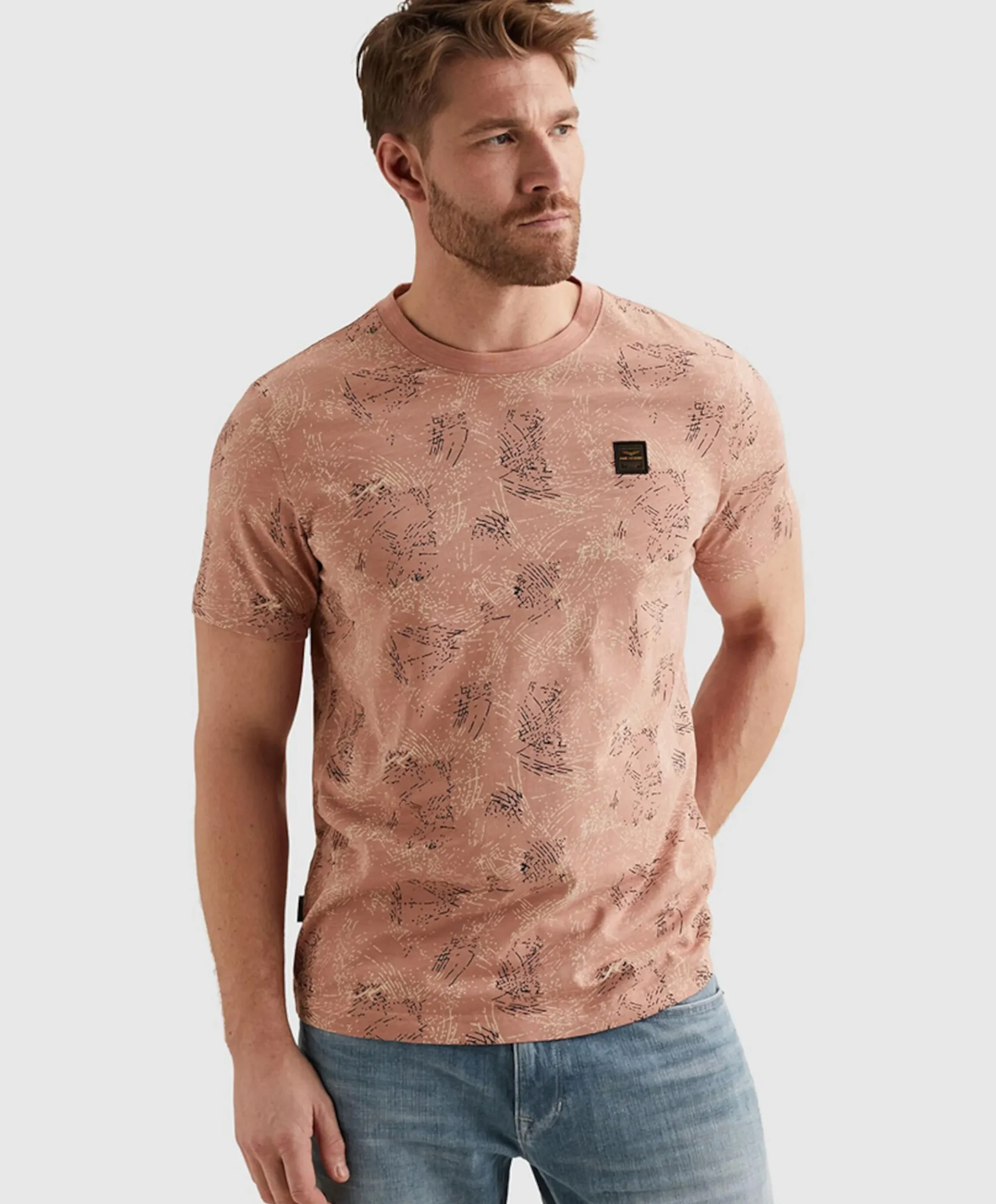Heren T-shirt roze