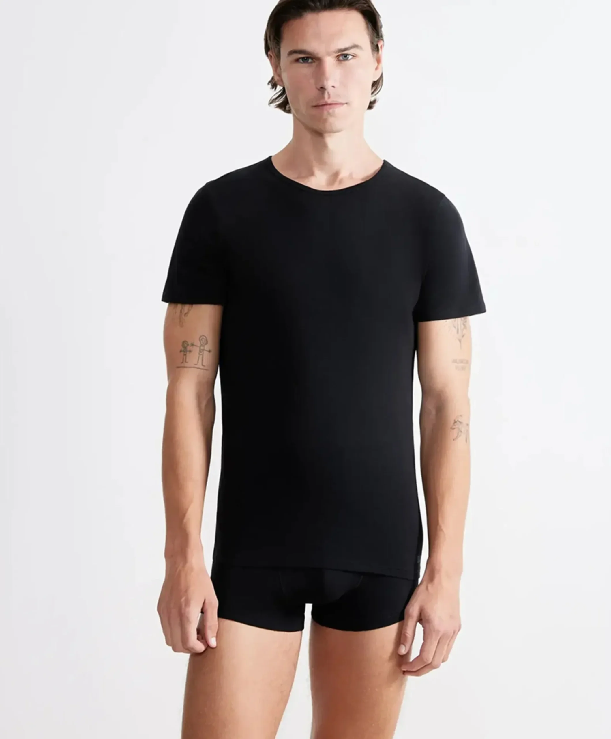 Heren T-shirt zwart