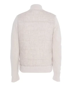 Heren vest beige