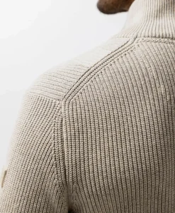 Heren vest beige