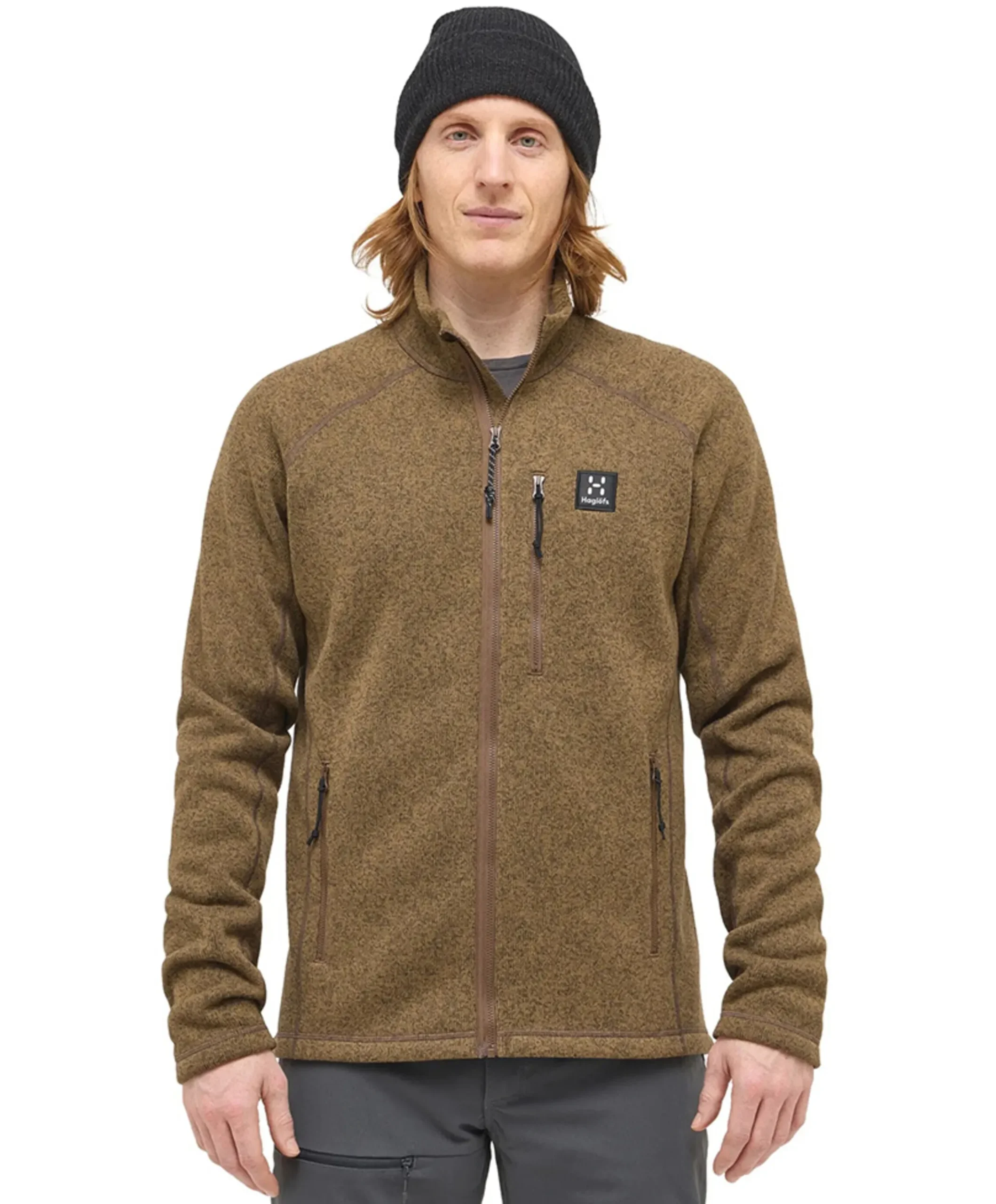 Heren vest beige