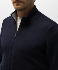 Heren vest blauw