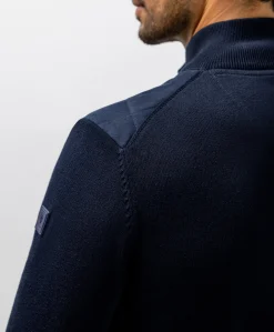 Heren vest blauw