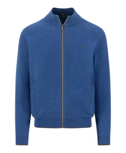 Heren vest blauw