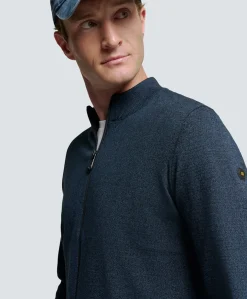 Heren vest blauw