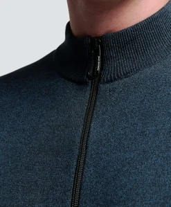 Heren vest blauw
